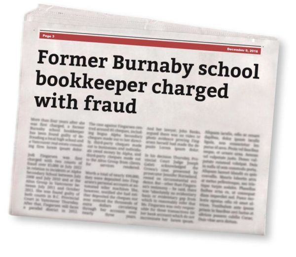 Major Fraud Incident Makes Headlines | Burnaby School District